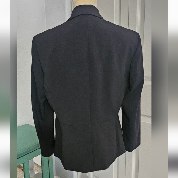 Nine West Black Two-Button Tailored Blazer Jacket 10 - Picture 2 of 7